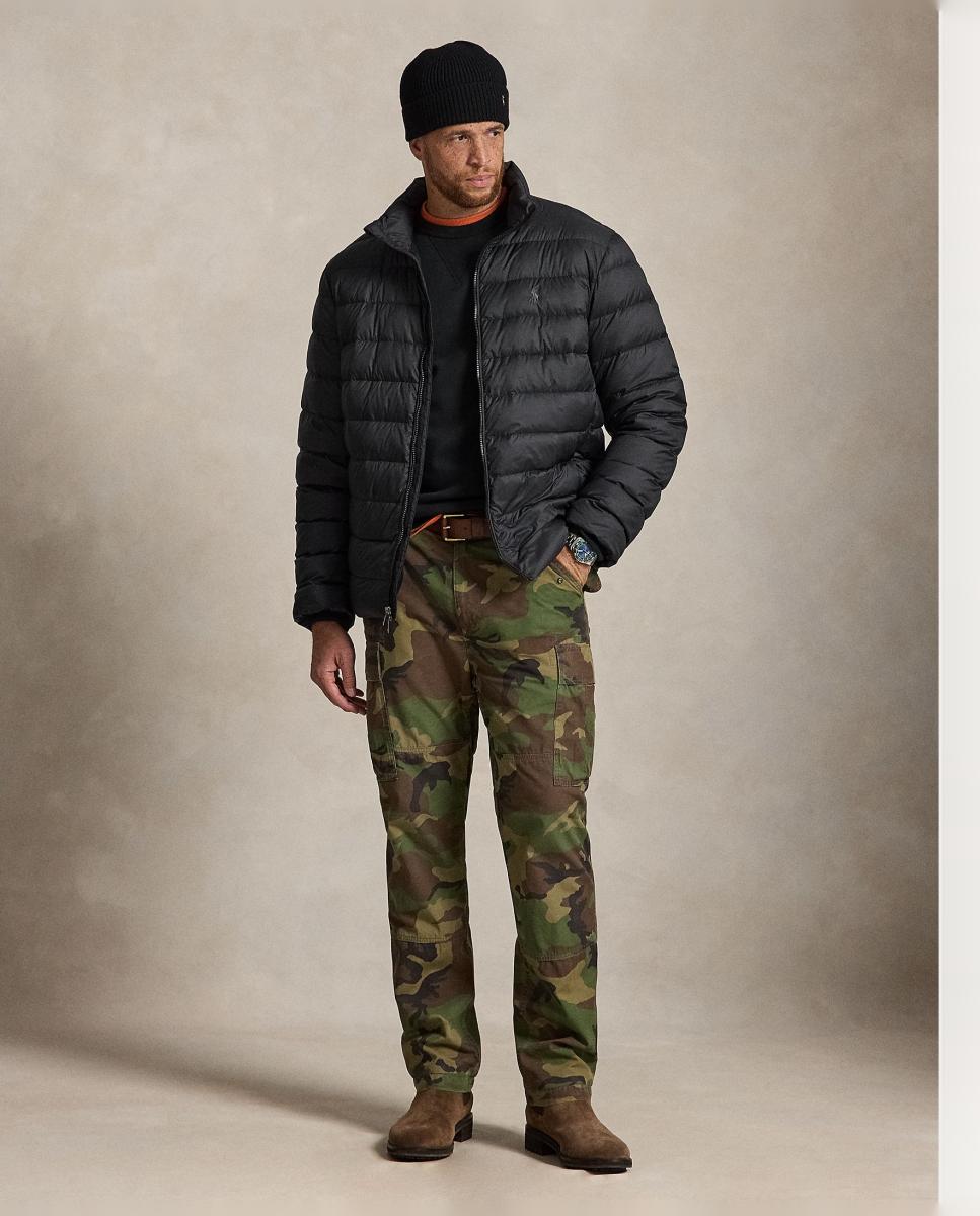 Imagen 1 de Plumífero de hombre de plumón con logo tallas grandes - Polo Ralph Lauren - Negro Negro