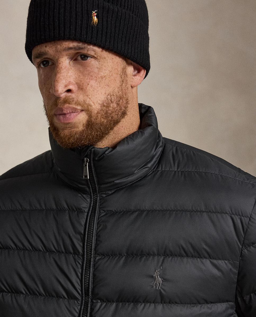 Imagen 5 de Plumífero de hombre de plumón con logo tallas grandes - Polo Ralph Lauren - Negro Negro
