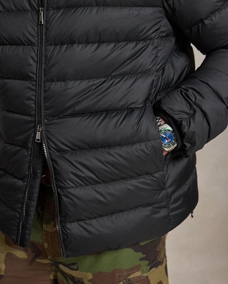 Imagen 6 de Plumífero de hombre de plumón con logo tallas grandes - Polo Ralph Lauren - Negro Negro