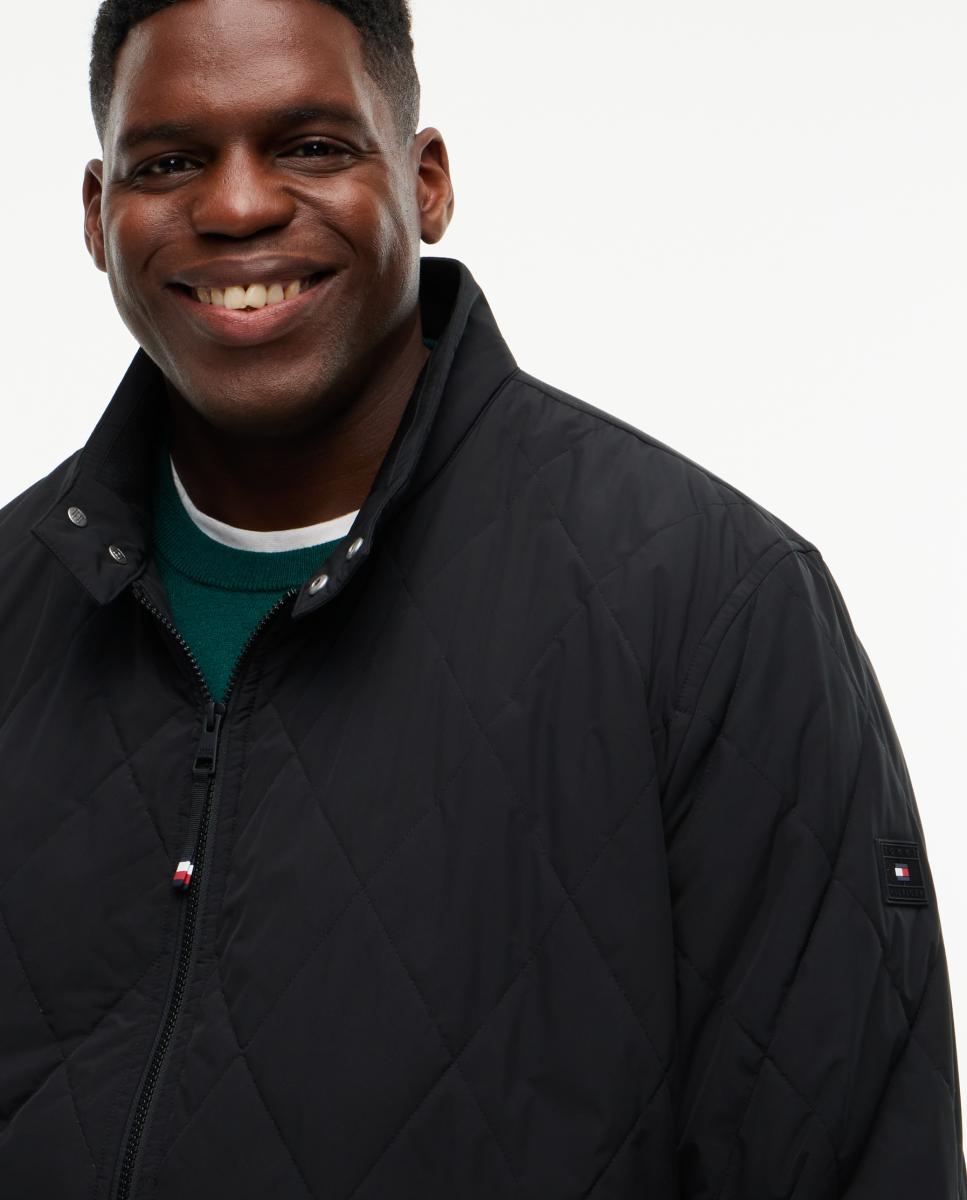Blusão Tipo Harrington Tamanhos Grandes Preto-3