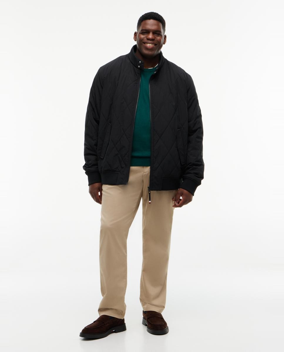 Blusão Tipo Harrington Tamanhos Grandes Preto-6