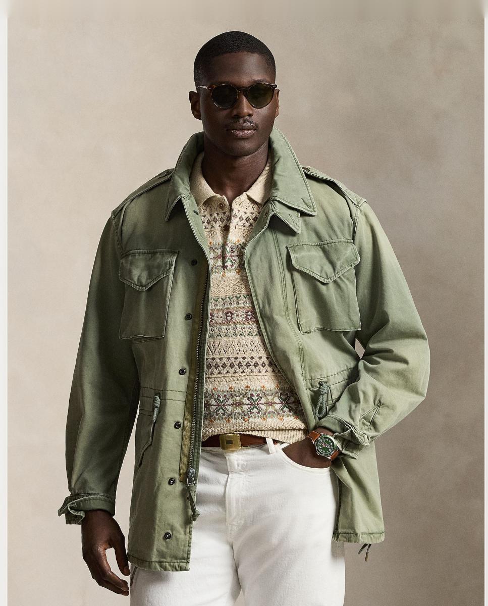 Camisa de hombre oxford sirsaca Blanco/Azul - Polo Ralph Lauren - Musgo Musgo-3