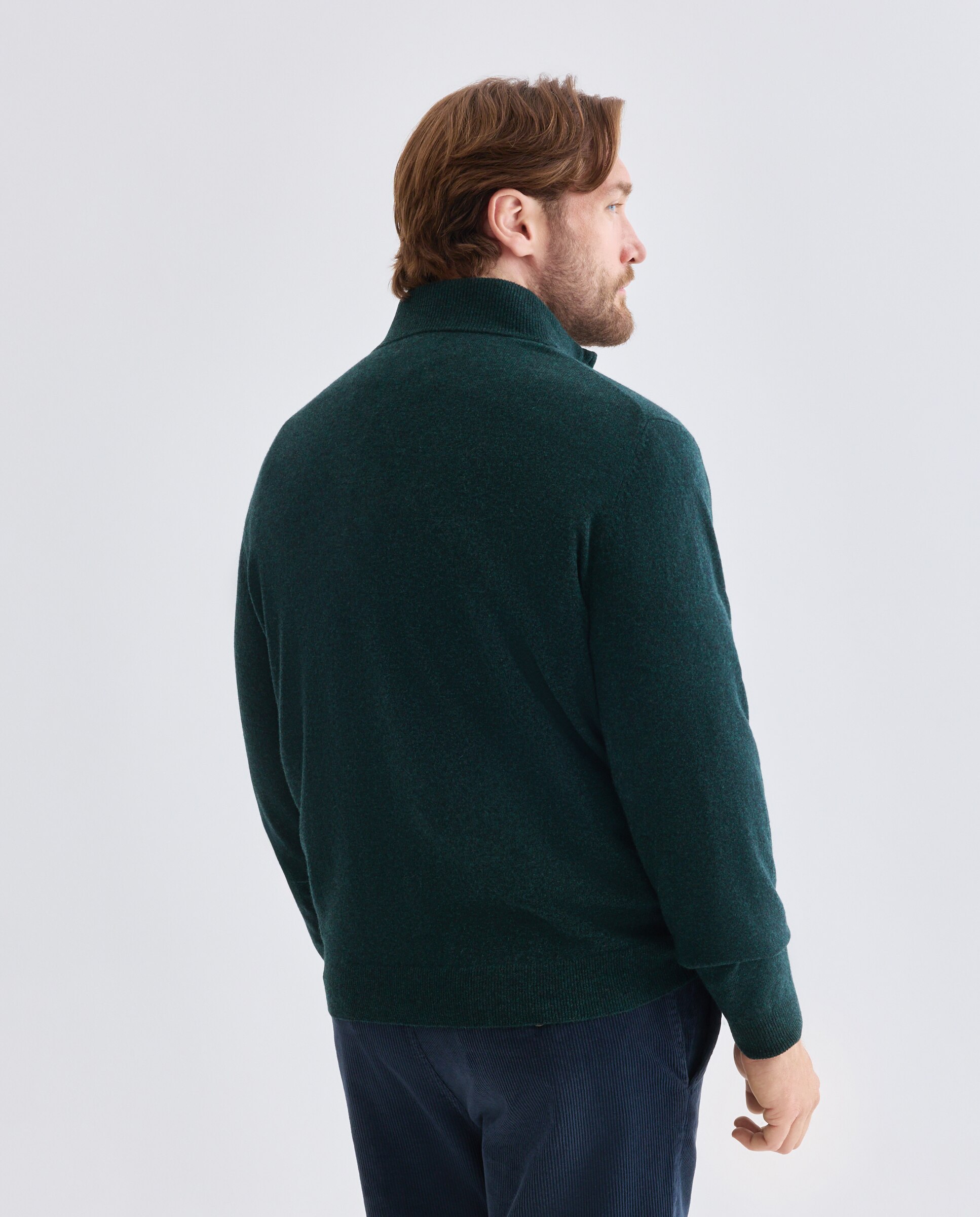 Jersey cuello cremallera - Rushmore - Verde oscuro Verde oscuro-2