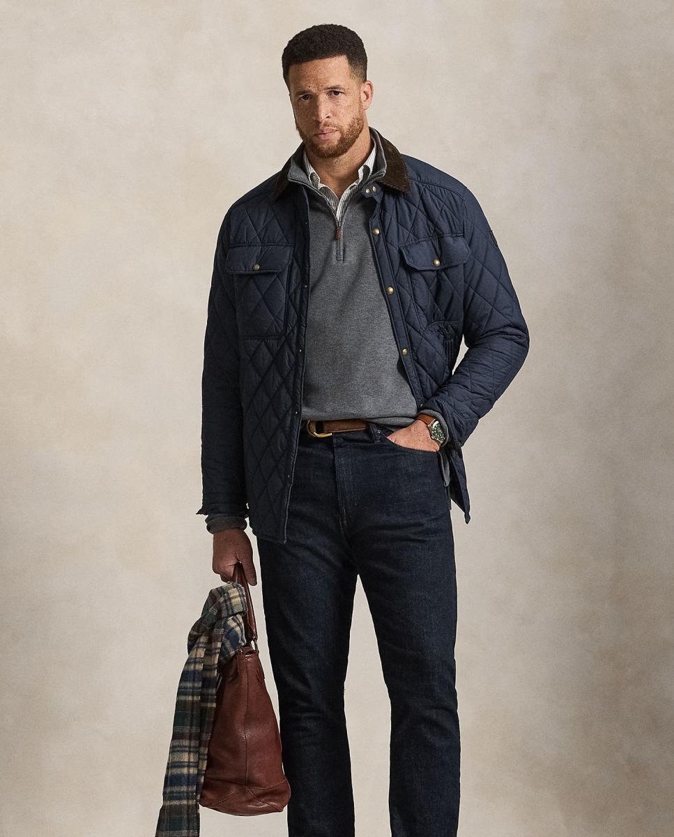 Jersey de hombre en vino clásico con cremallera - Polo Ralph Lauren - Gris ceniza Gris ceniza-6