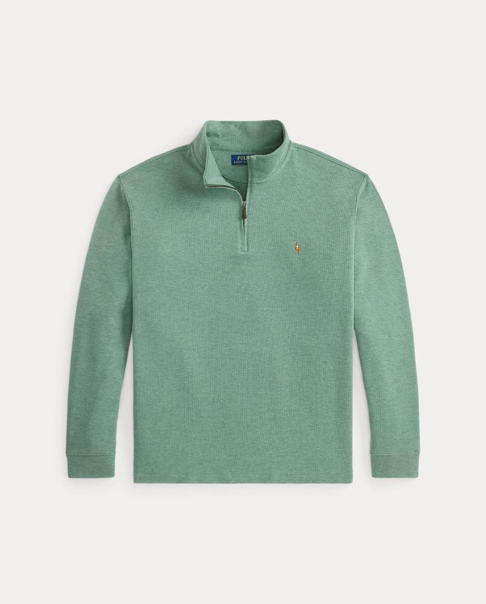 Jersey de hombre en vino clásico con cremallera - Polo Ralph Lauren - Musgo Musgo-5