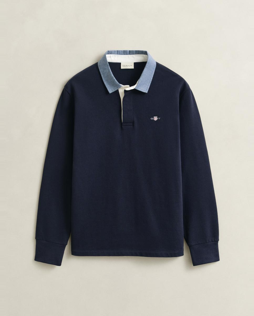 Calças Slim Fit com Estrutura e Elástico Tamanhos Grandes Azul-4
