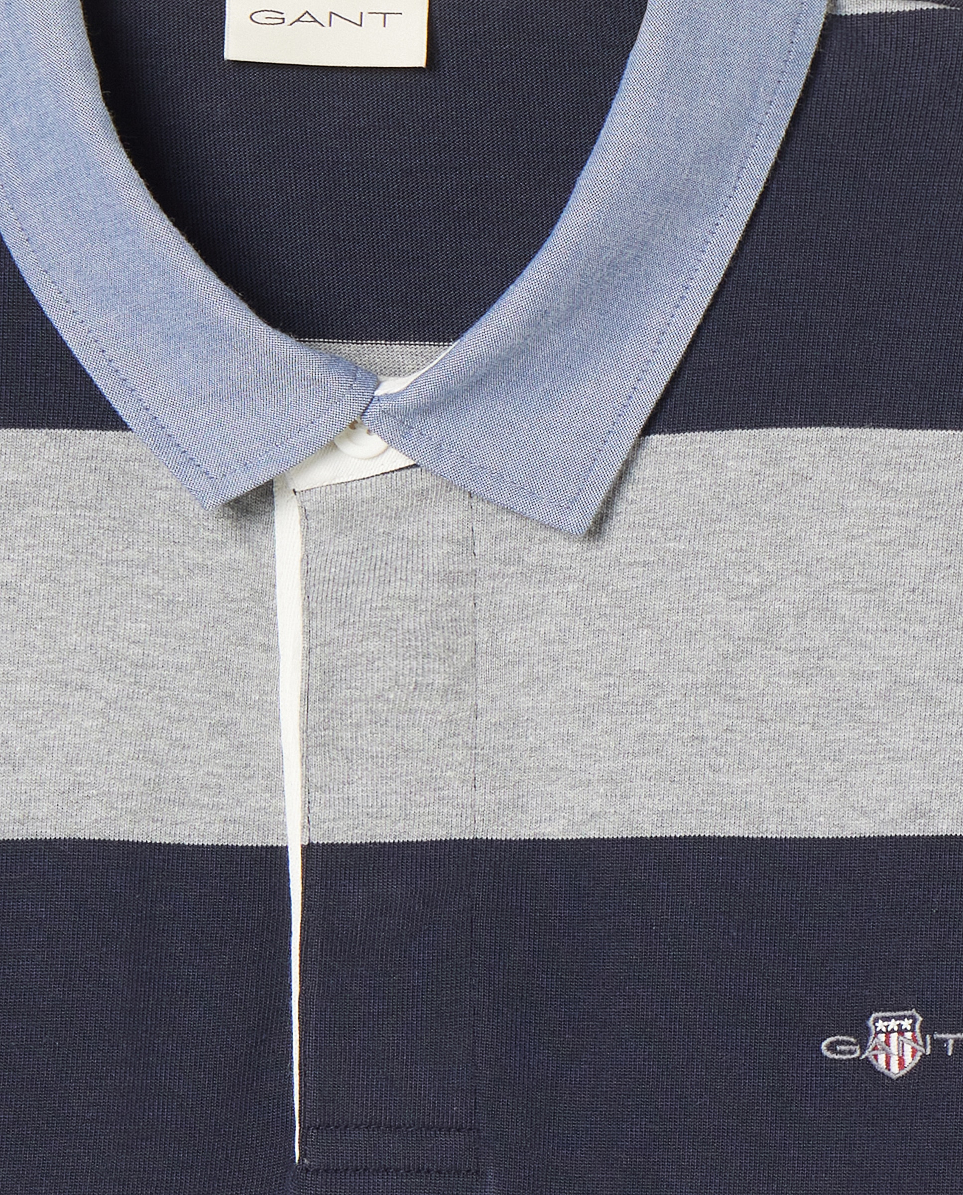 Polo Regular com Bordado de Logótipo Cinzento-escuro-2