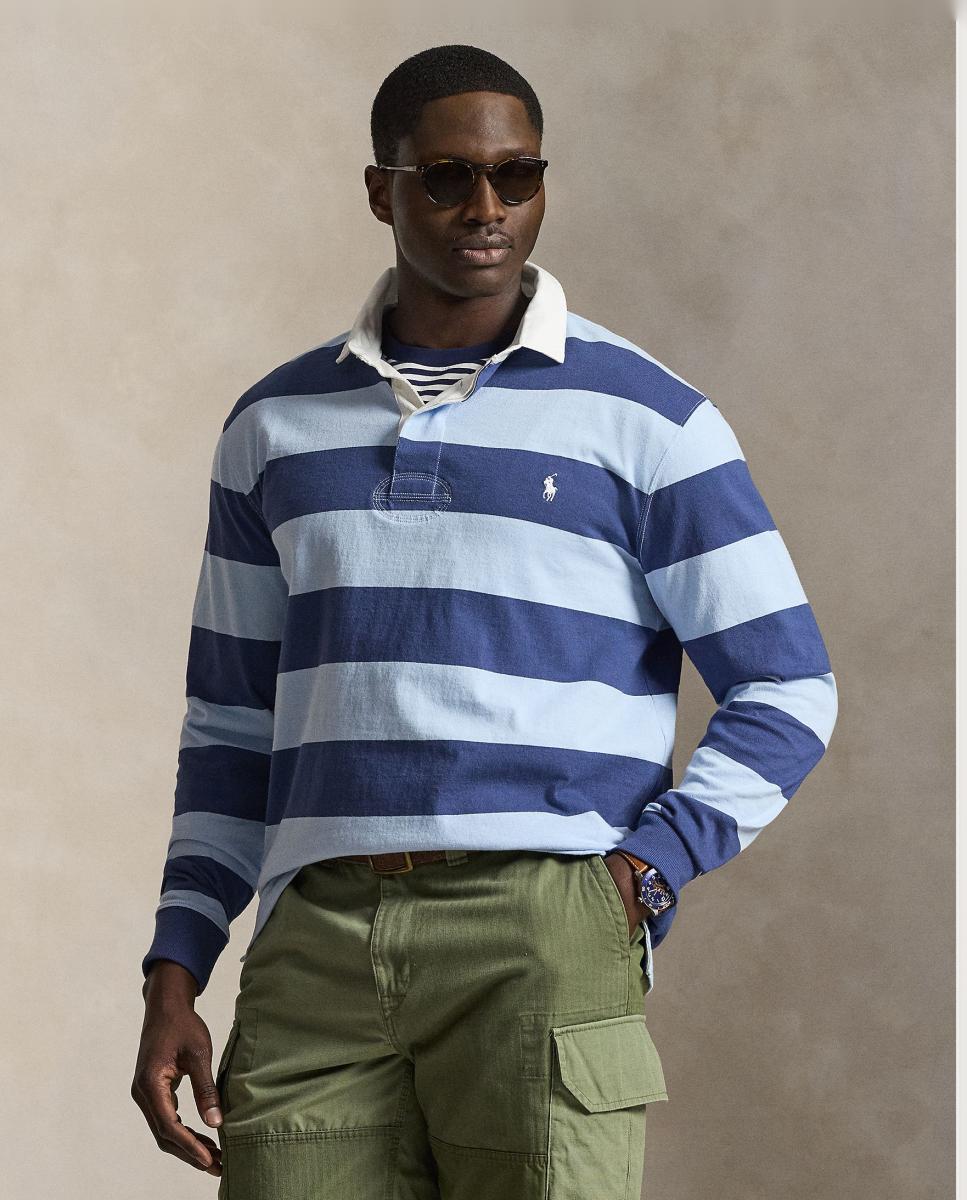 Imagem 0 de Polo de Rugby de Homem às Riscas Classic Fit, Tamanhos Grandes
