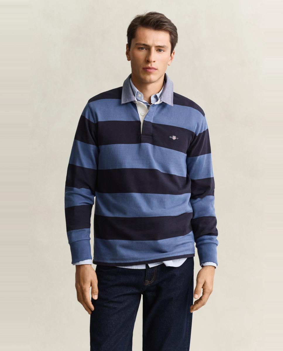 Polo de hombre corte regular bordado logo - Gant - Azul Azul-1