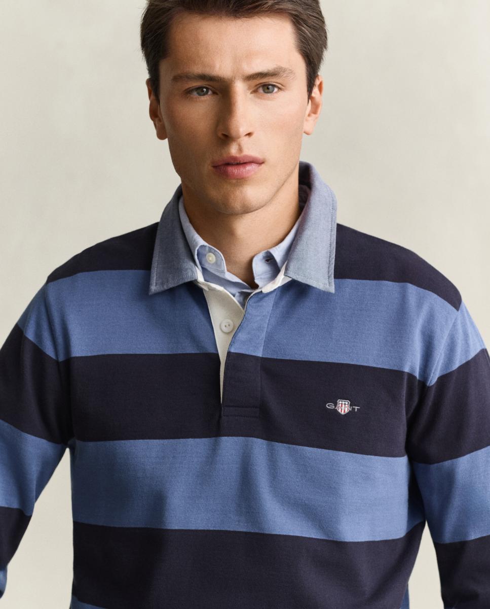 Polo de hombre corte regular bordado logo - Gant - Azul Azul-3