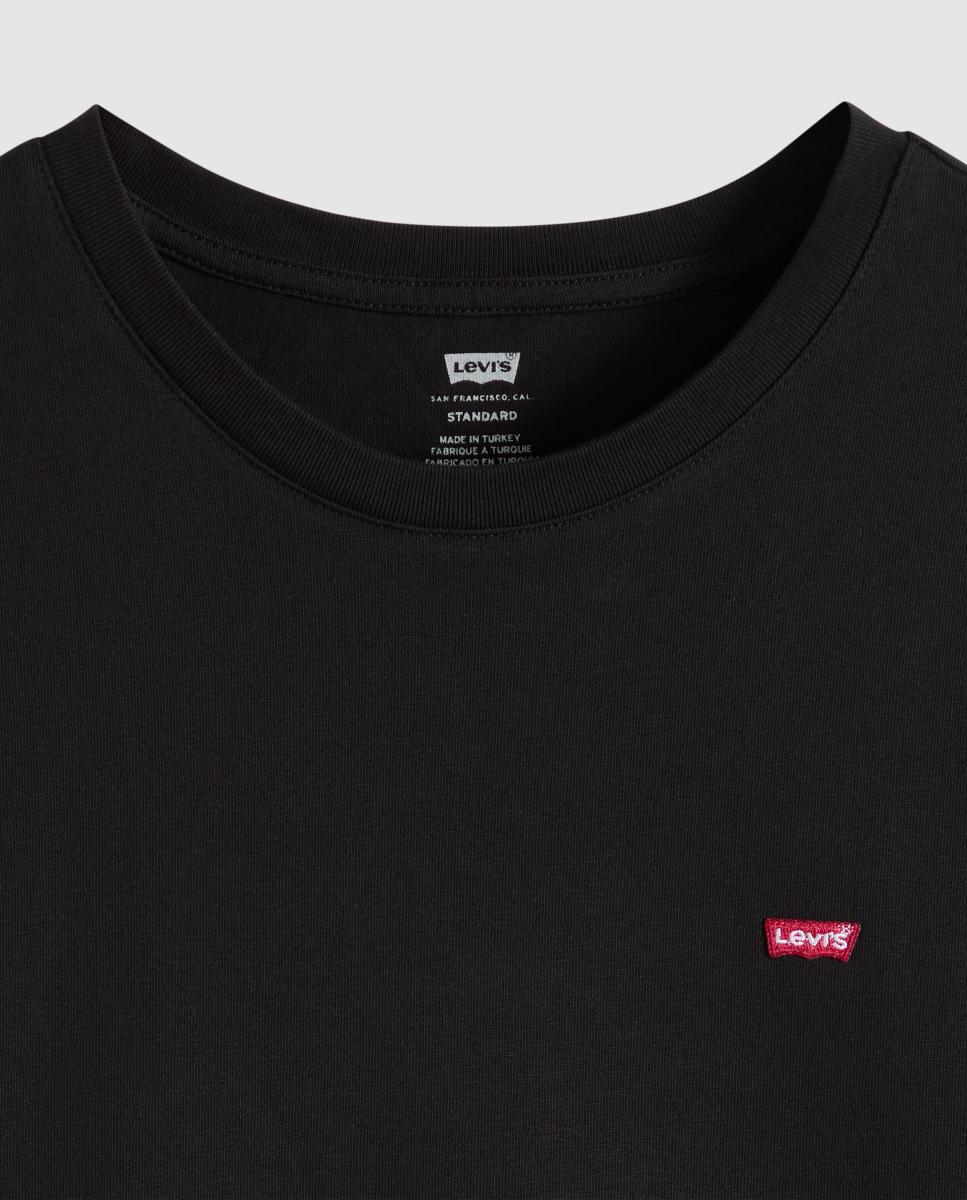 Camisola de Manga Comprida com Gola Redonda. Tamanhos grandes Preto-6