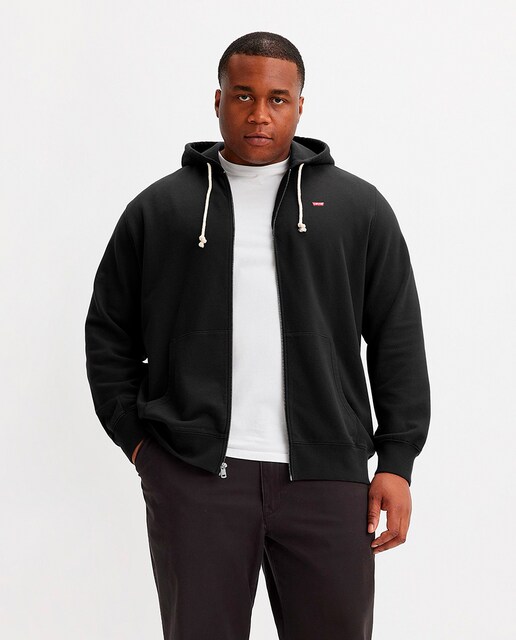 Imagem 0 de Sweatshirt Tamanhos Grandes com Capuz e Fecho de Correr