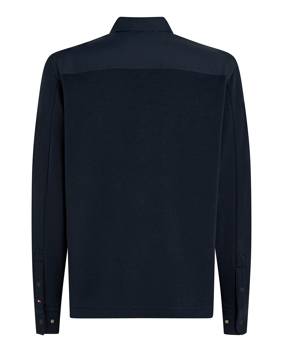Sobrecamisa Híbrida Tipo Técnica Tamanhos Grandes Azul-marinho-5
