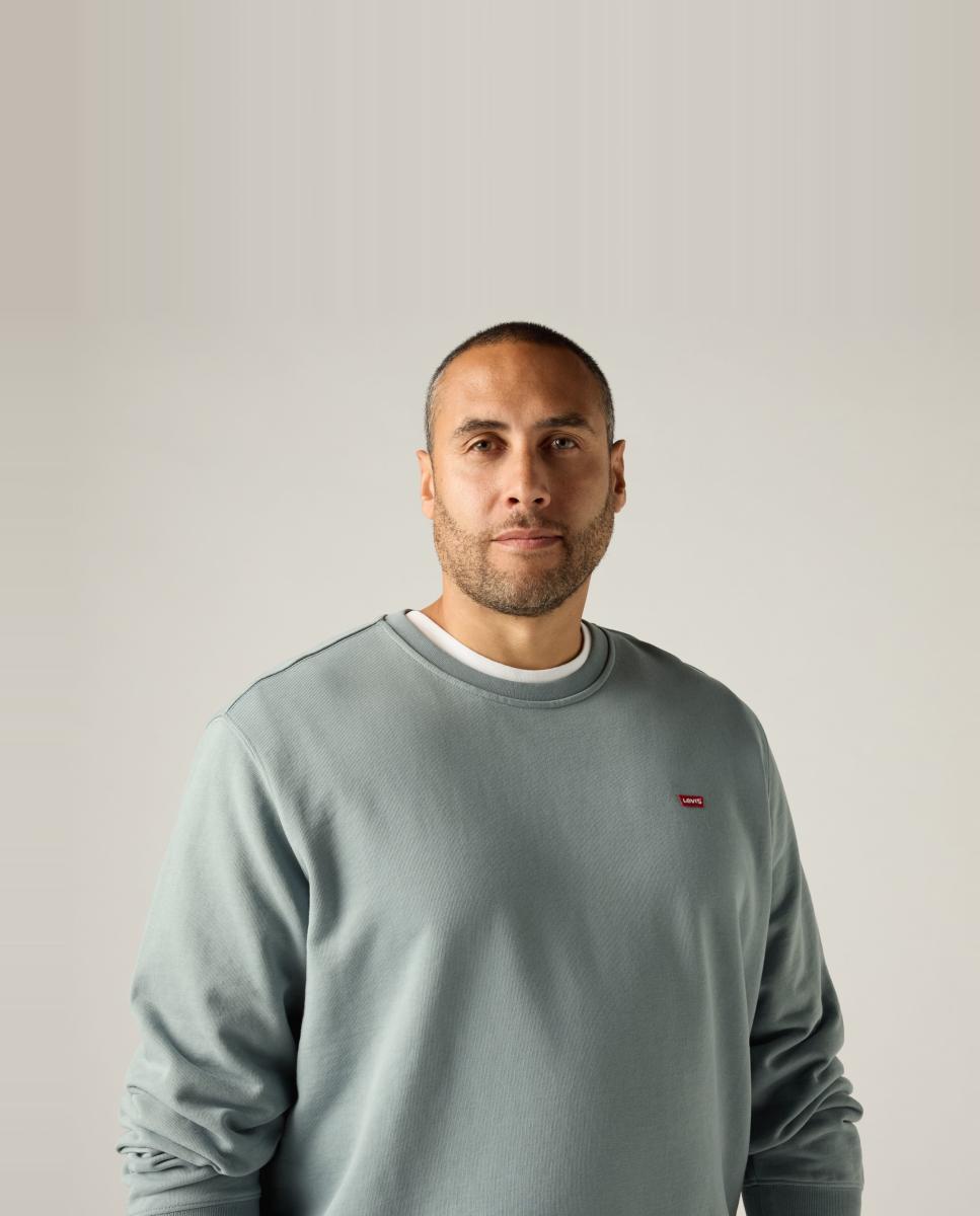 Sweatshirt com Gola Redonda. Tamanhos Grandes. Verde Água-4