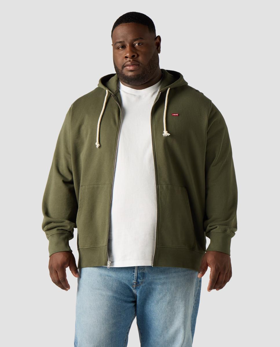 Imagem 0 de Sweatshirt com Capuz e Fecho de Correr. Tamanhos Grandes.