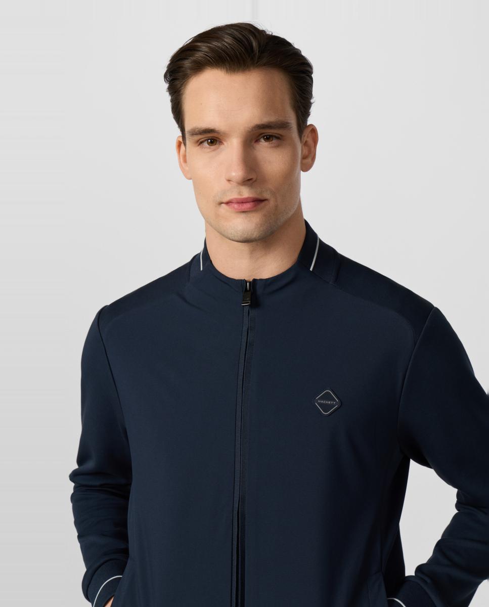 Joggers com Detalhes de Nylon Laterais Tamanhos Grandes Azul-marinho-3