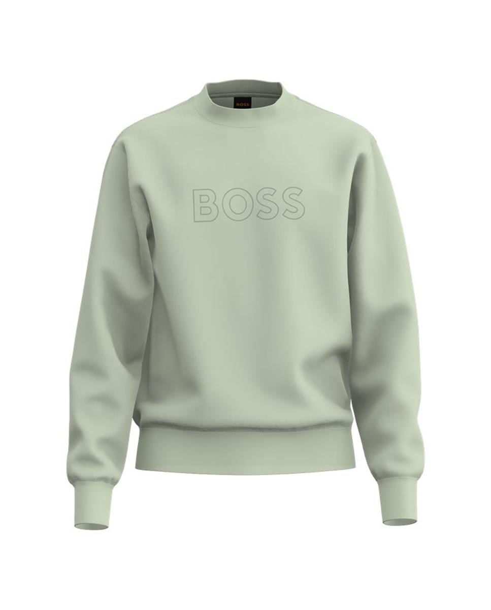 Sudadera de hombre tallas grandes. - Boss - Verde Verde-1