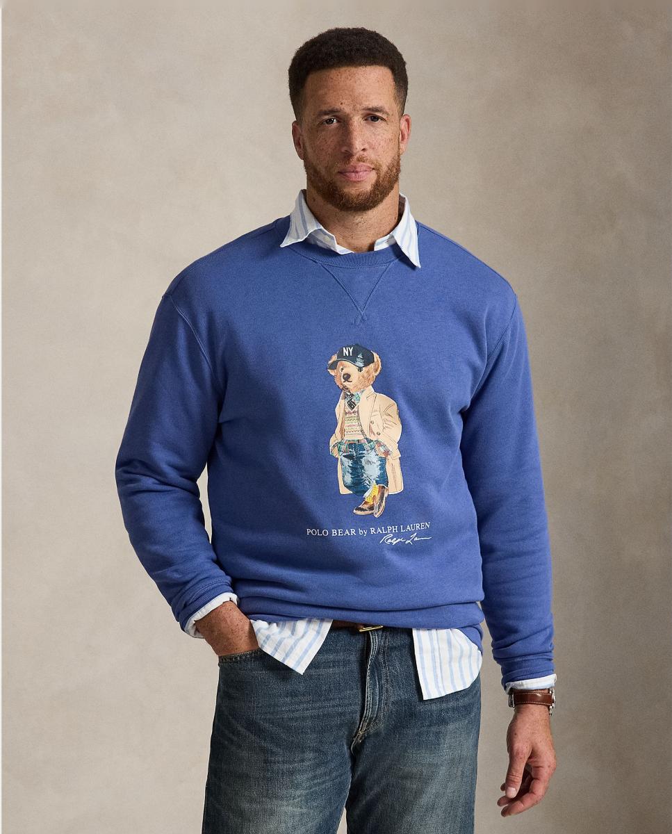 Imagem 0 de Sweatshirt de Felpa com Polo Bear Tamanhos Grandes