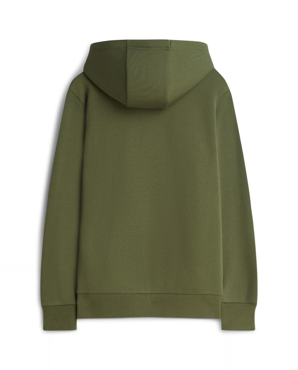 Sweatshirt com Capuz Tamanhos Grandes Verde-2