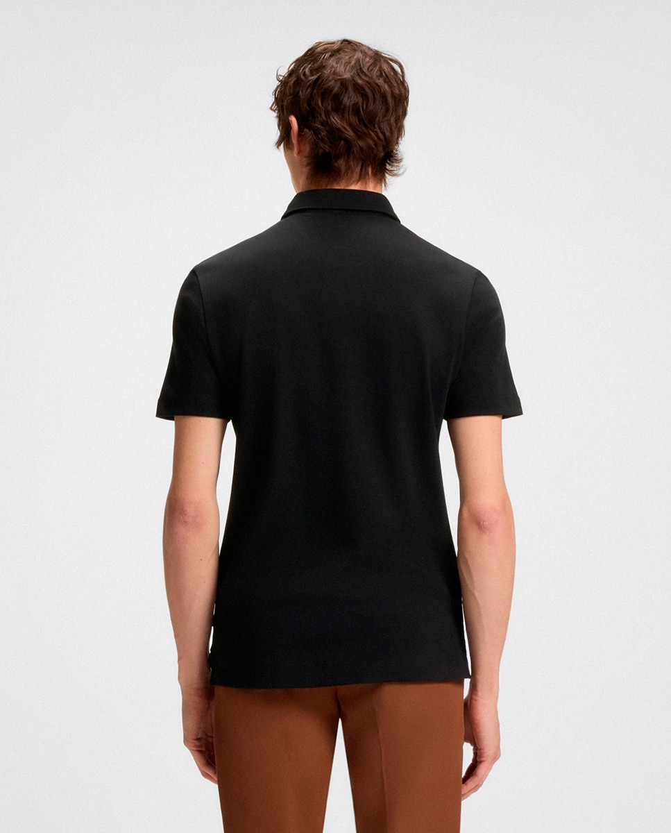 Imagen 2 de Polo manga corta de hombre tallas grandes - Boss - Negro Negro