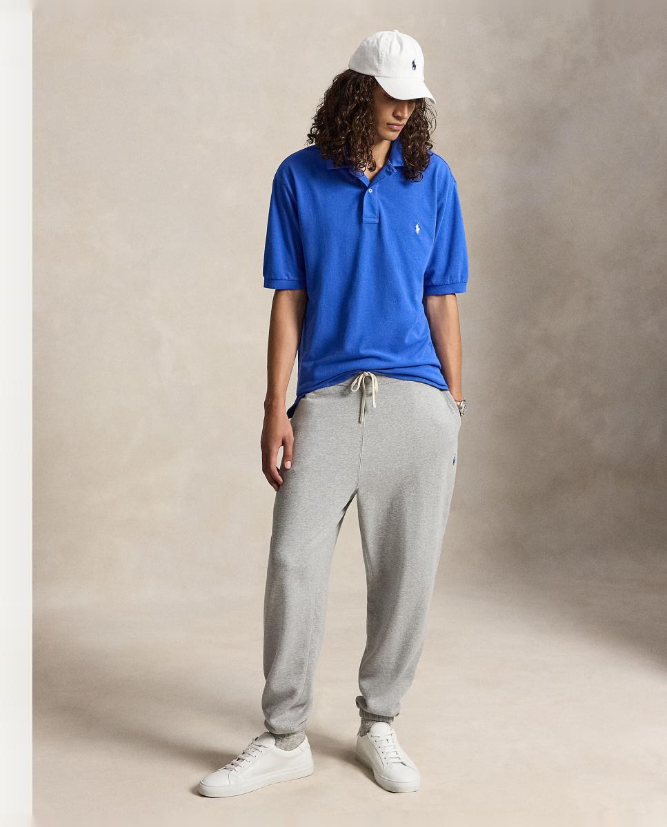 Polo Piqué de Homem Regular Fit, Tamanhos Grandes Azul-índigo-5
