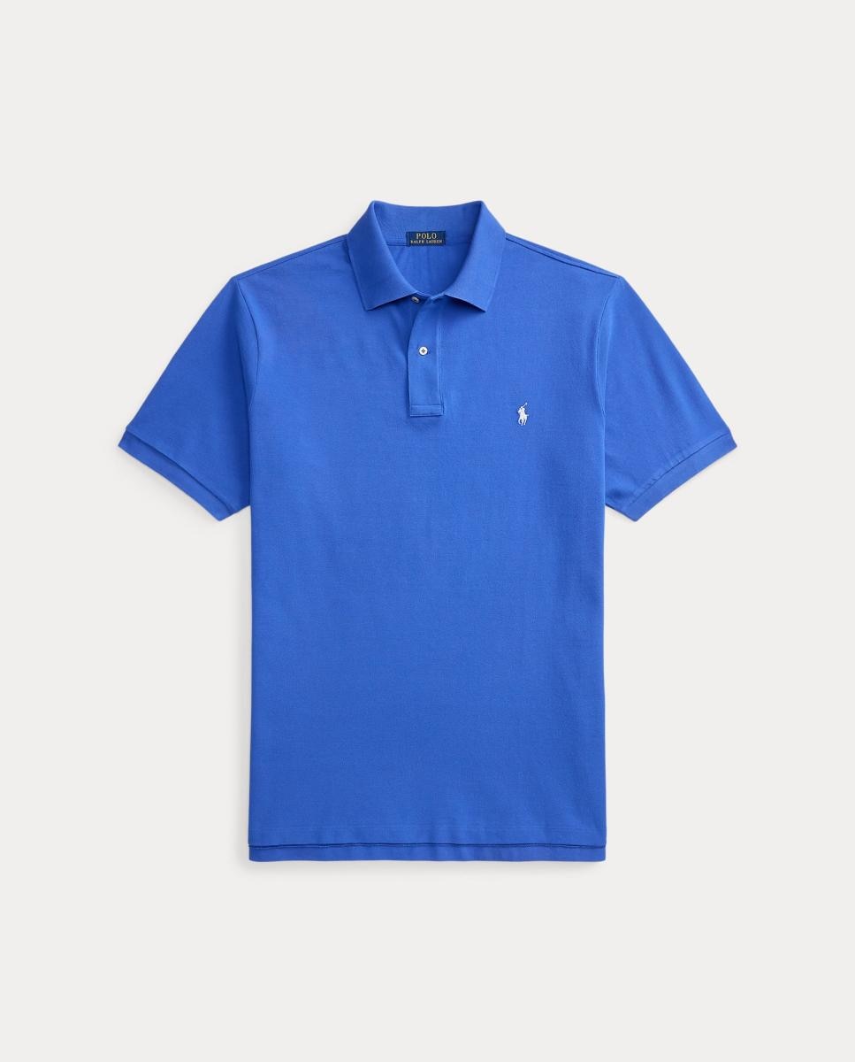 Polo Piqué de Homem Regular Fit, Tamanhos Grandes Azul-índigo-4