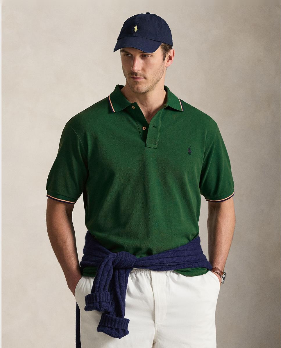 Imagem 0 de Polo de Homem Regular Fit com Debrum em Contraste, Tamanhos Grandes