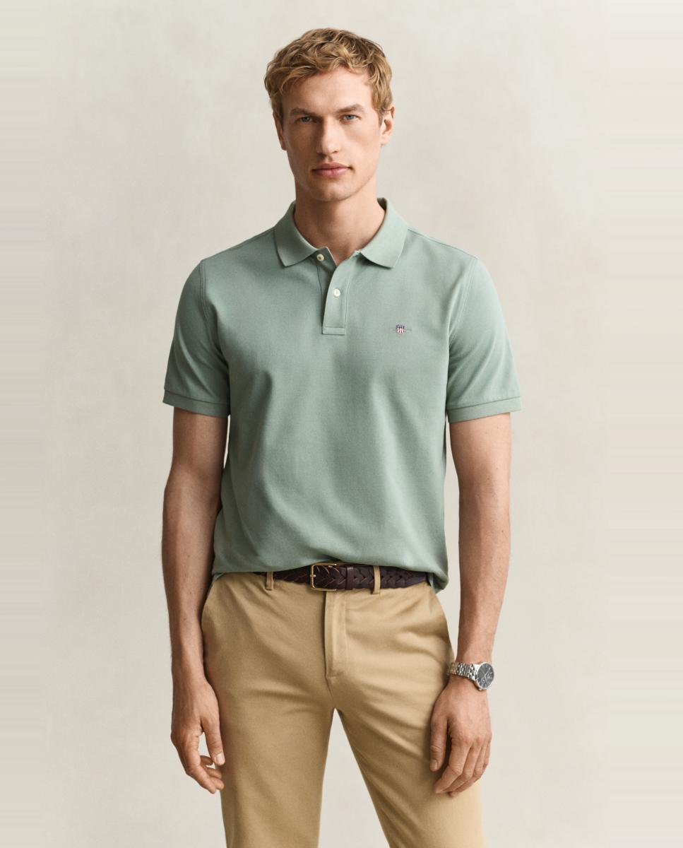 Polo Piqué Tamanhos Grandes Preppy Essentials Verde-1