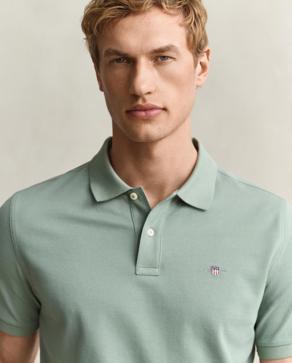 Polo Piqué Tamanhos Grandes Preppy Essentials Verde-3