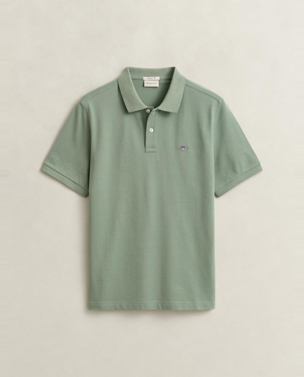 Polo Piqué Tamanhos Grandes Preppy Essentials Verde-4