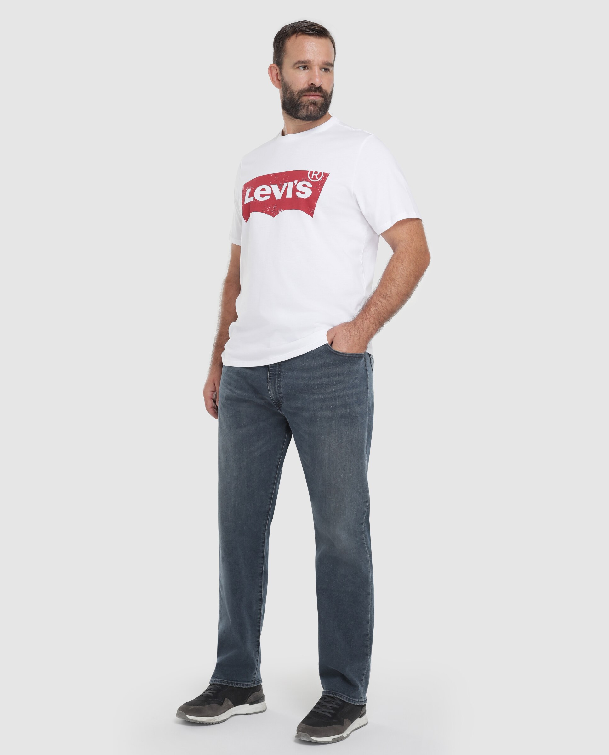 T-shirt branca de homem de manga curta tamanhos grandes Branco-6