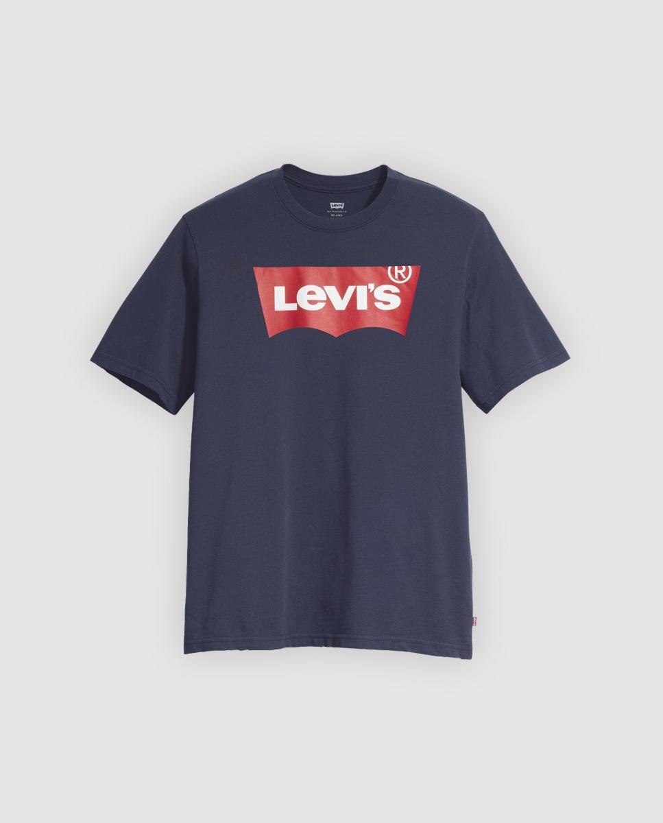 T-shirt azul-marinho com manga curta tamanhos grandes Azul-índigo-3