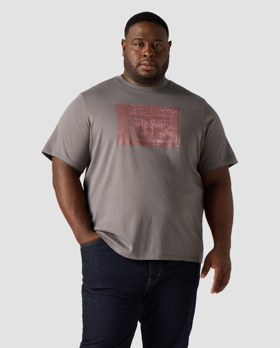 Imagem 0 de T-shirt de Manga Curta com Gola Redonda. Tamanhos grandes