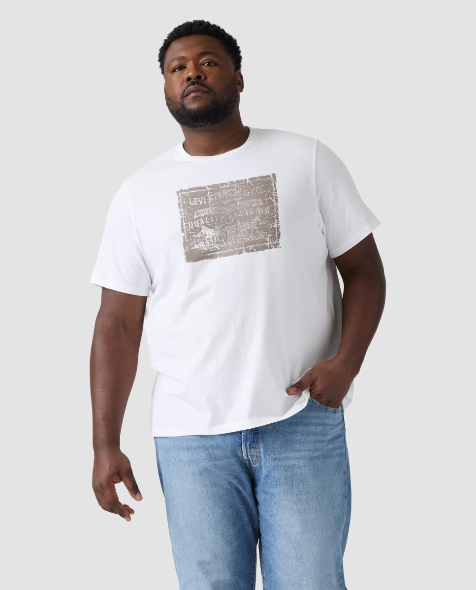 Imagem 0 de T-shirt de Manga Curta com Gola Redonda. Tamanhos grandes