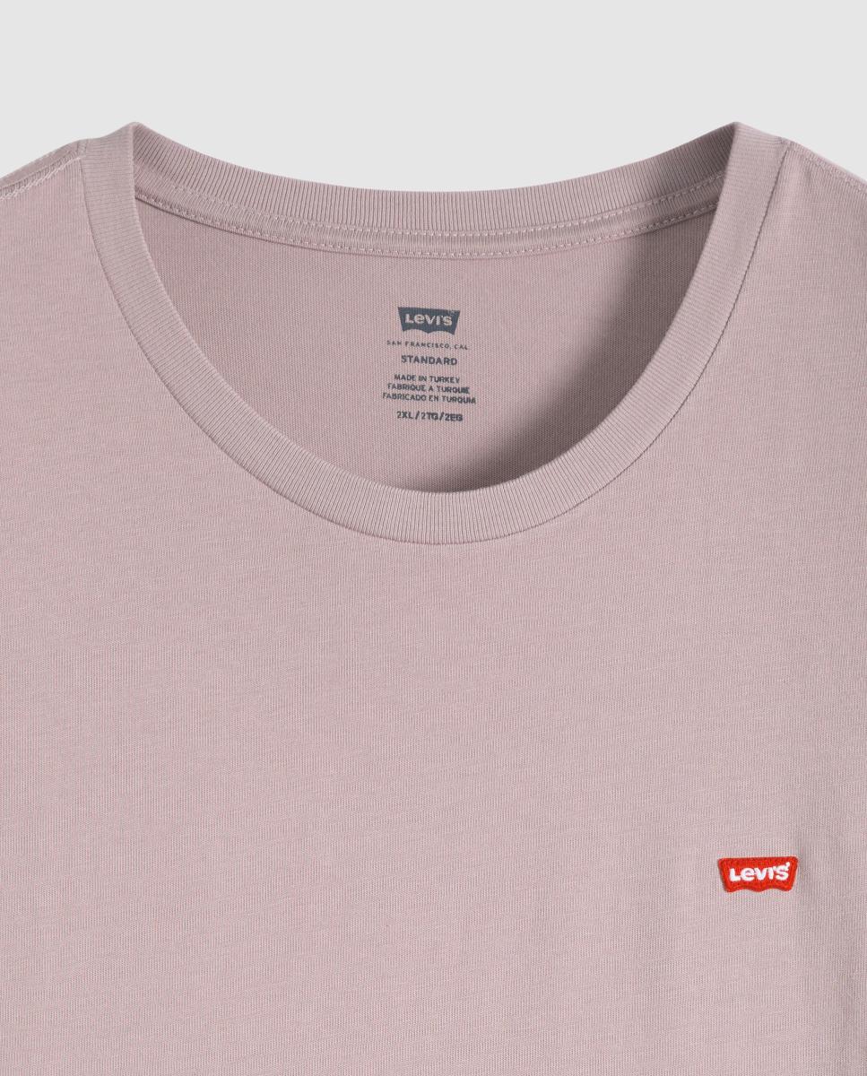 T-shirt de Manga Curta com Gola Redonda. Tamanhos grandes Lilás-6