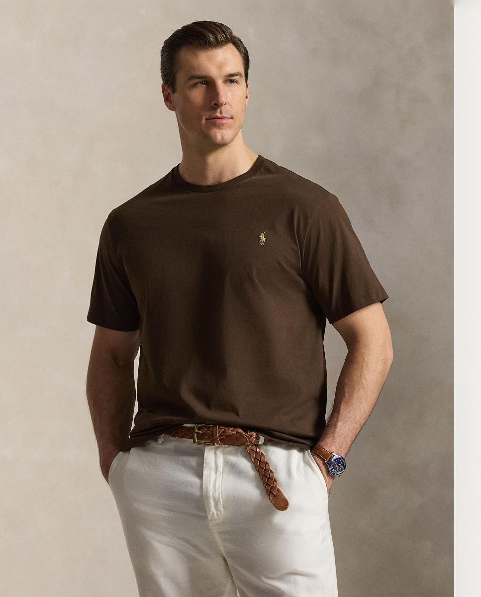Imagem 0 de T-shirt de Homem de Malha Regular Fit, Tamanhos Grandes