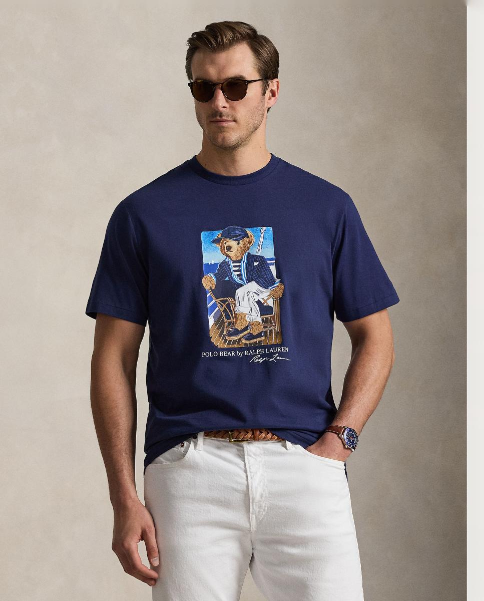 Imagem 0 de T-shirt Tamanhos Grandes com Polo Bear e em Algodão