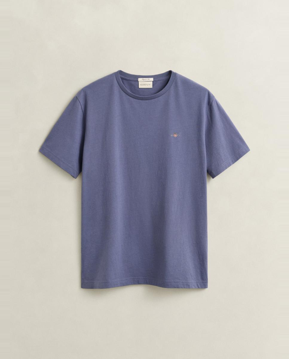 T-shirt Lisa Tamanhos Grandes Preppy Essentials de Algodão Tamanhos Grandes Azul-4