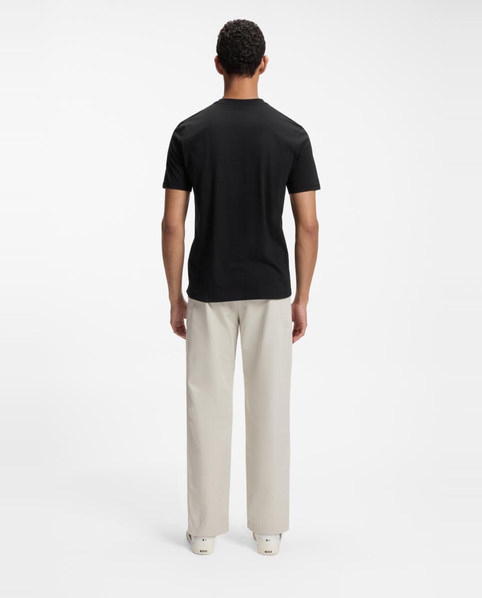 Imagen 2 de Camiseta manga corta de hombre tallas grandes. - Boss - Negro Negro