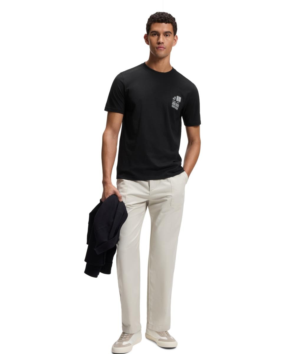 Imagen 4 de Camiseta manga corta de hombre tallas grandes. - Boss - Negro Negro