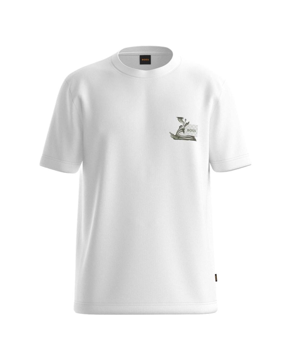 Imagen 0 de Camiseta manga corta de hombre tallas grandes. Blanco