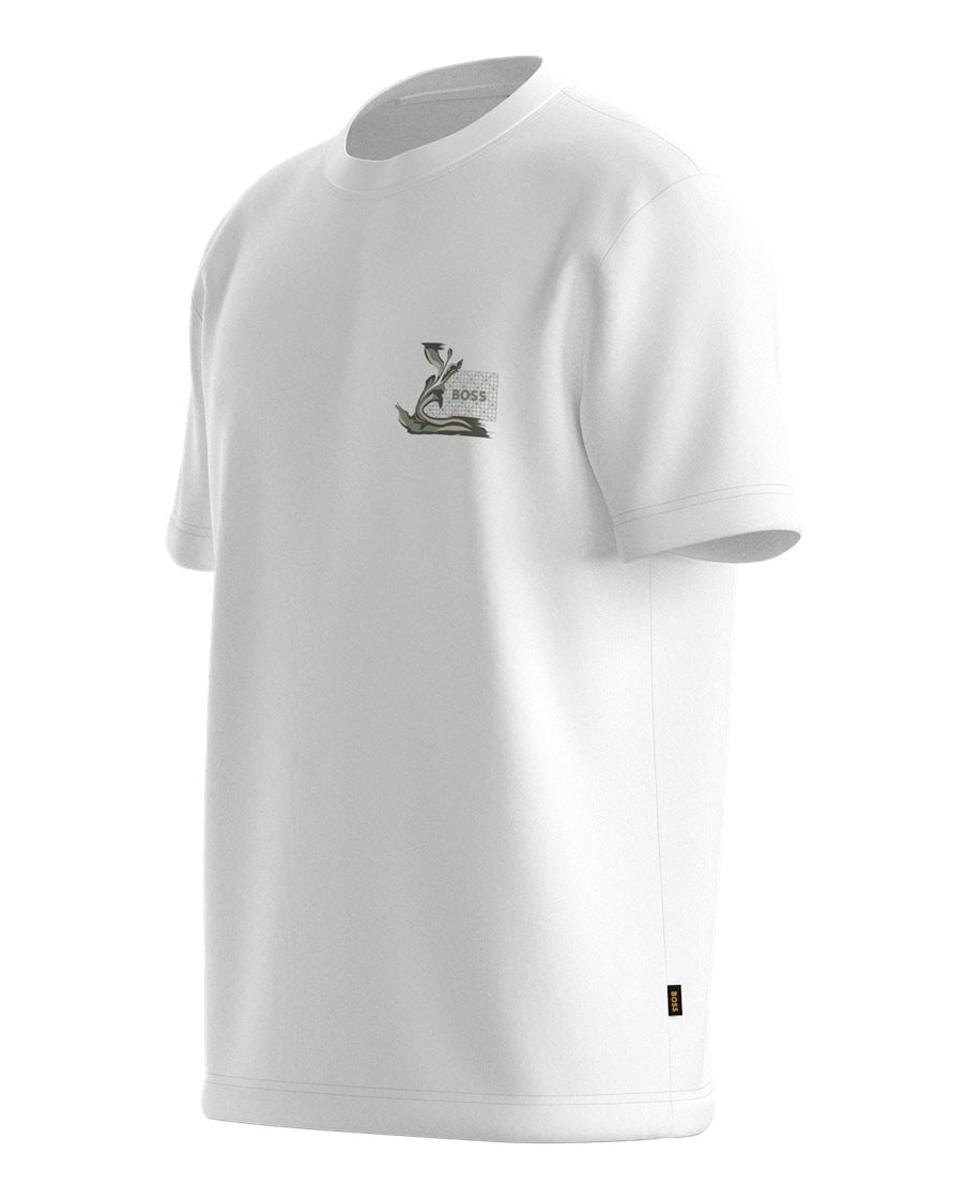 Imagen 3 de Camiseta manga corta de hombre tallas grandes. - Boss - Blanco Blanco