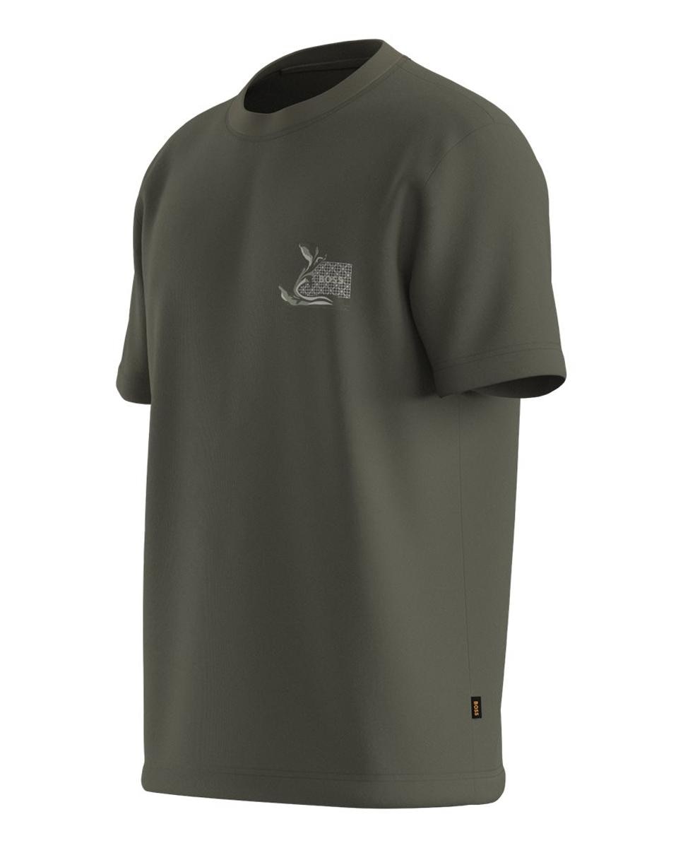 Imagen 3 de Camiseta manga corta de hombre tallas grandes. - Boss - Verde Verde