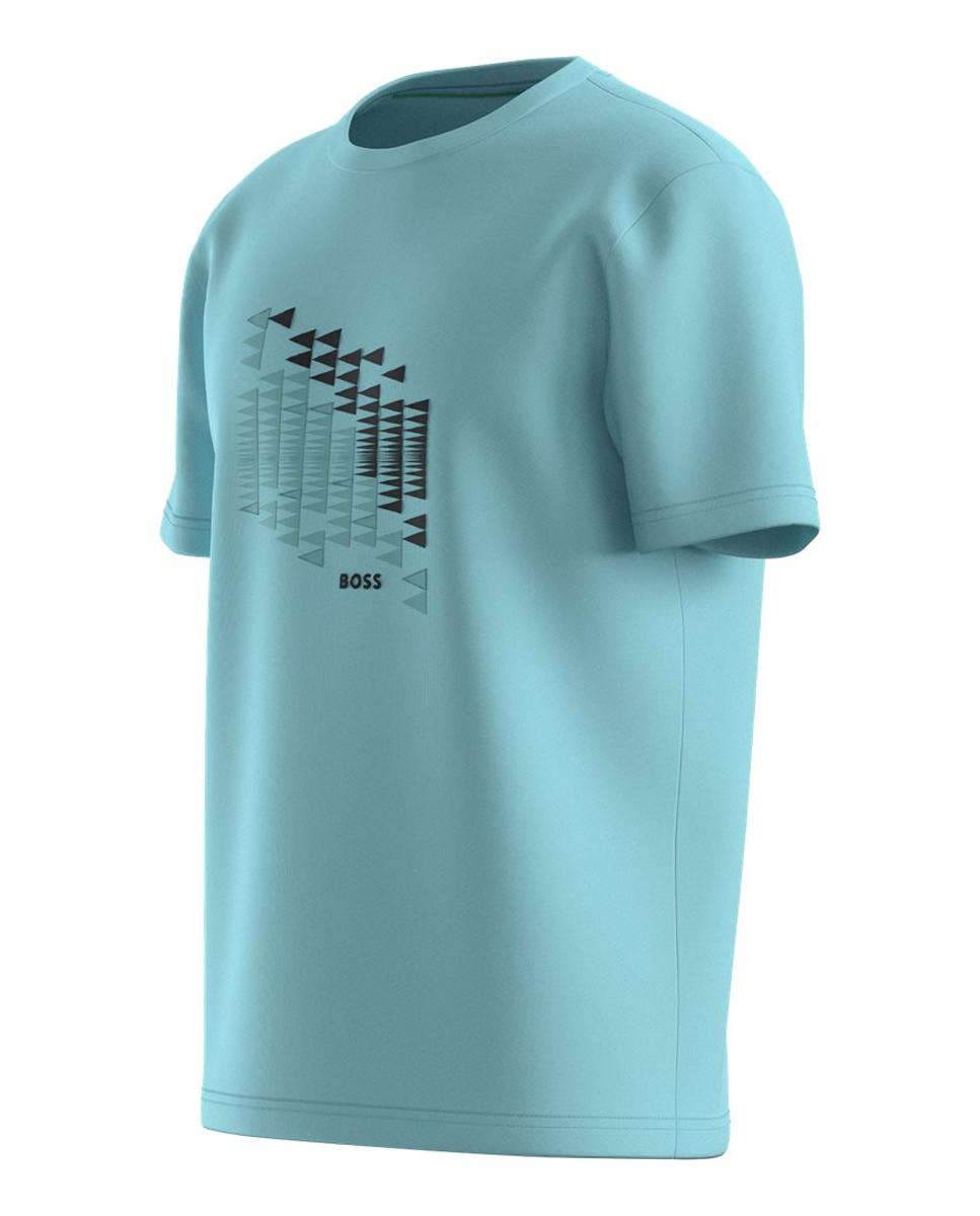 Imagen 3 de Camiseta manga corta de hombre tallas grandes. - Boss - Azul marino Azul marino