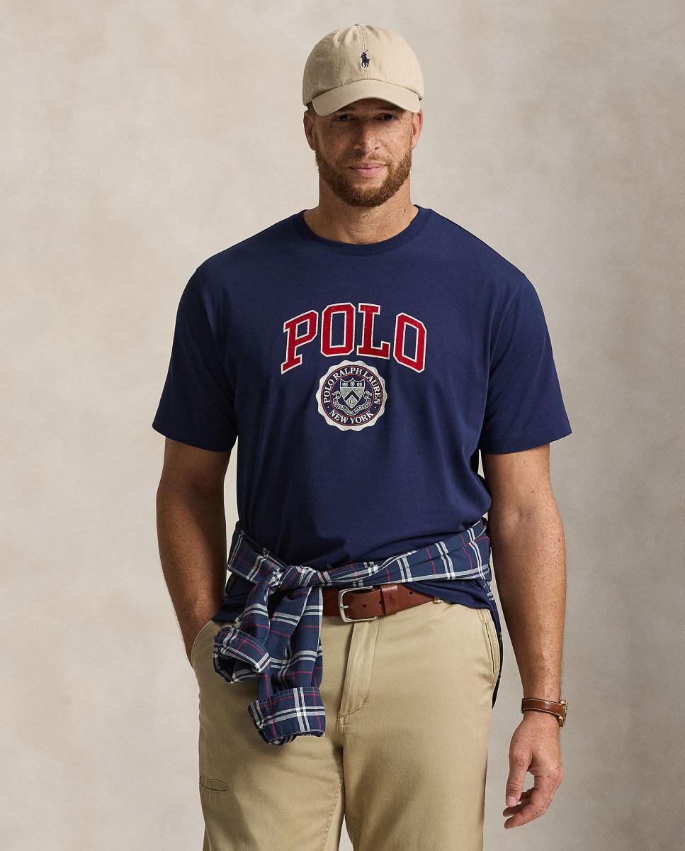 Imagem 0 de T-shirt de Algodão com Logótipo Tamanhos Grandes