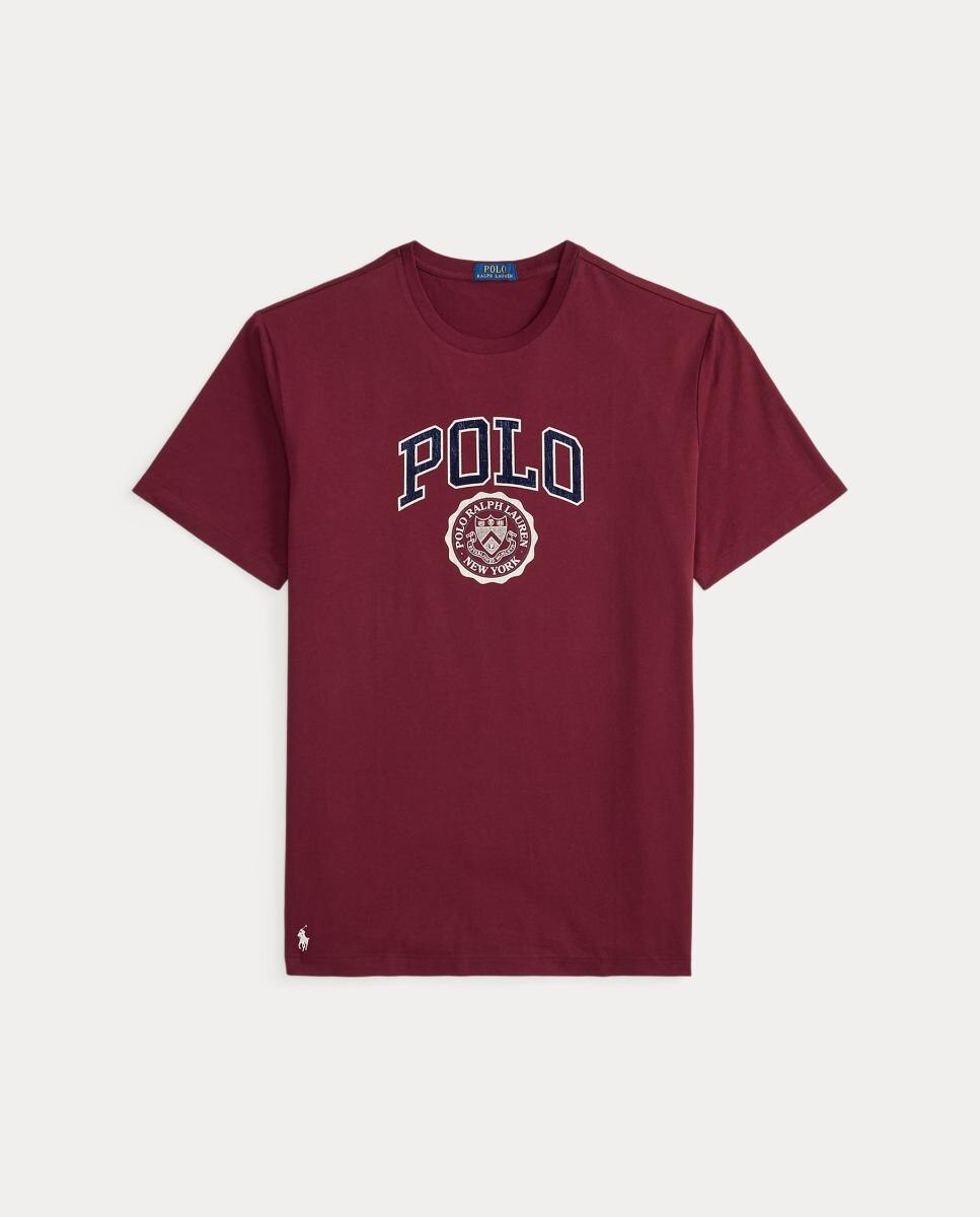 Camiseta de hombre de punto jersey con logotipo Vino clásico - Polo Ralph Lauren - Granate Granate-5