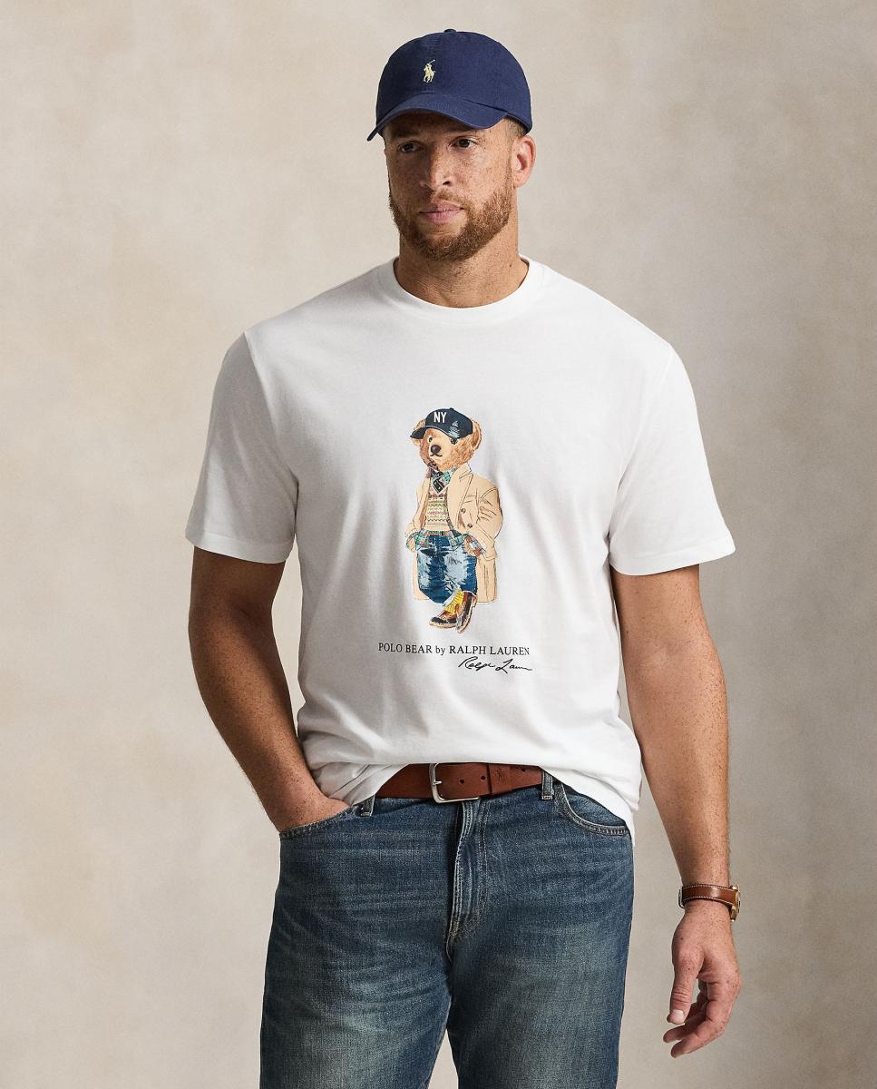 Imagem 0 de T-shirt Tamanhos Grandes com Polo Bear e em Algodão