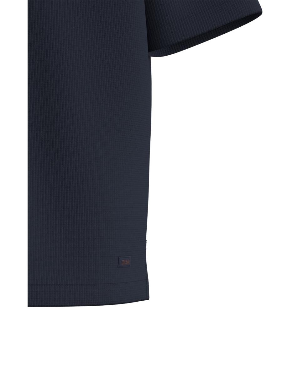 Imagen 4 de Camisa manga corta de hombre tallas grandes. - Boss - Azul Azul