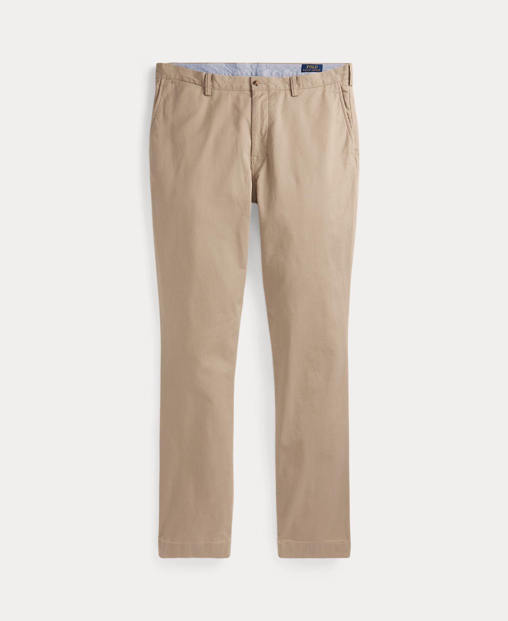 Calças Chino Classic Fit Tamanhos Grandes e em Algodão Bege-6