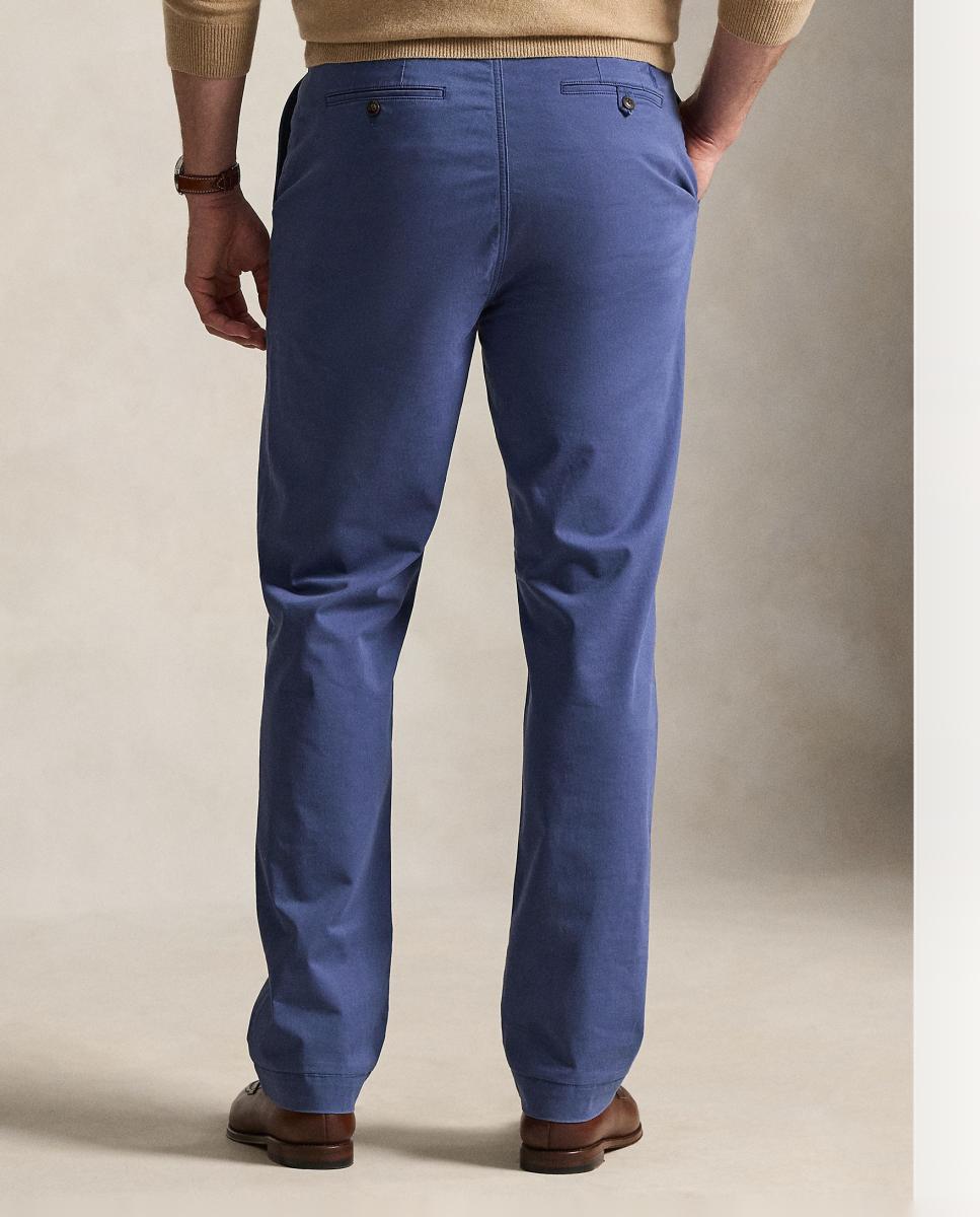 Calças Chino Bedford Classic Fit Tamanhos Grandes Azul-marinho-4